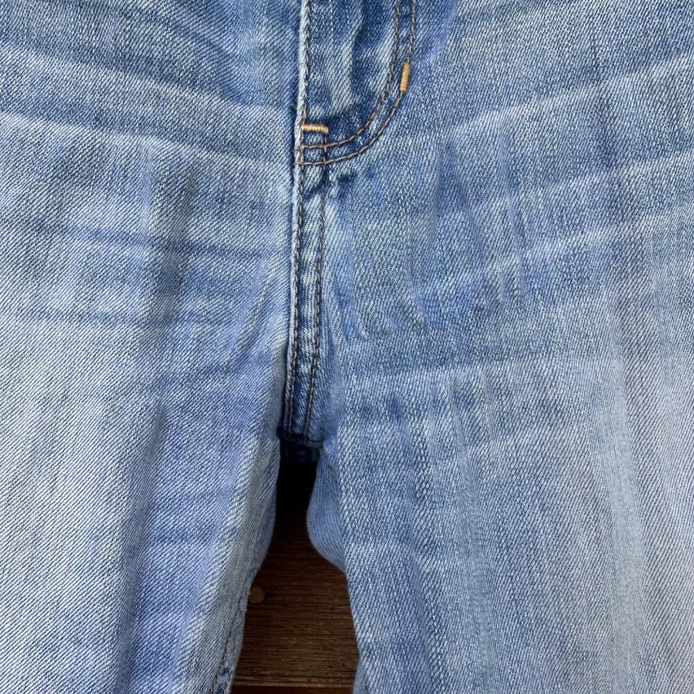 Hollister Light Blue High Rise Lightly Distressed Skinny Jeans Size 5 - Picture 6 of 13